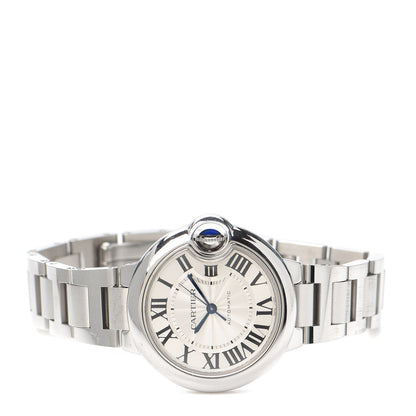 Cartier Stainless Steel 33mm Ballon Bleu De Cartier Automatic Watch 2 of 6