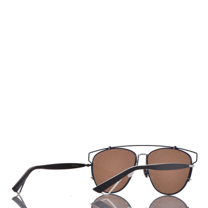 Christian Dior Technologic Sunglasses Blue Matte Black 4 of 9