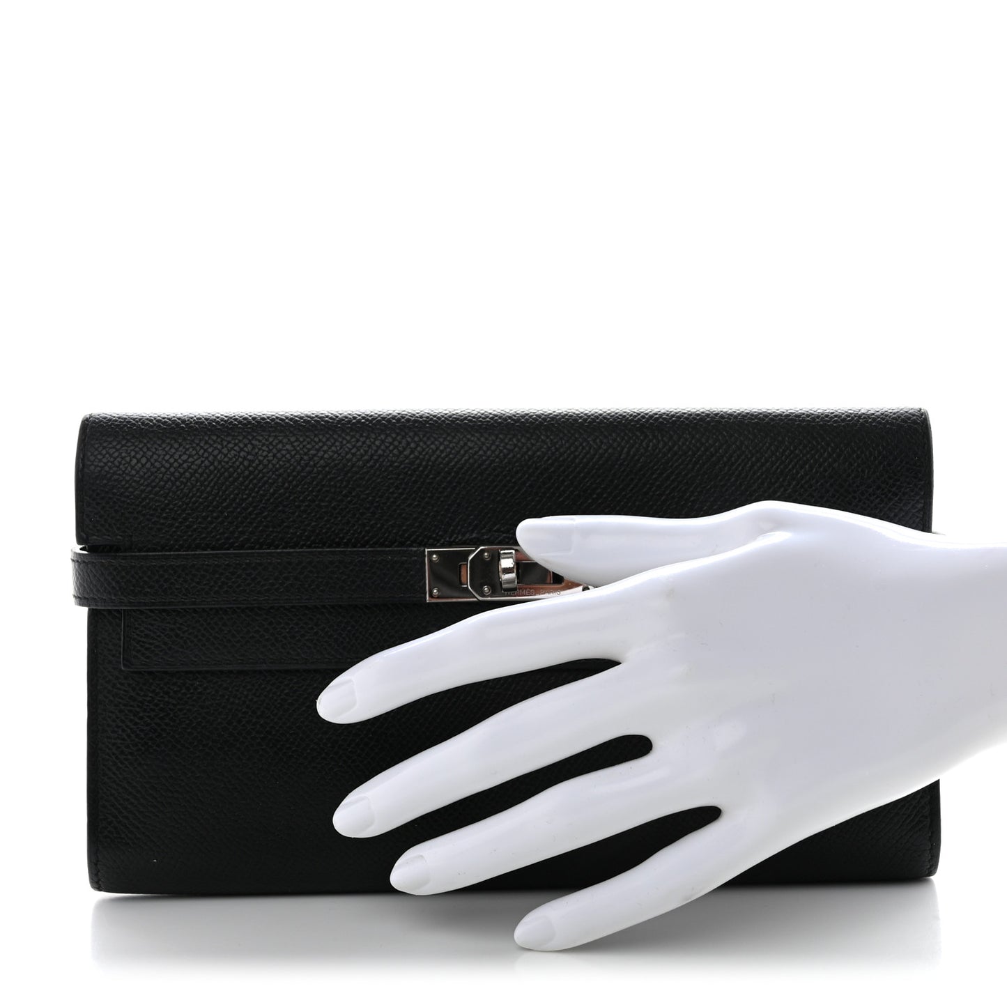 Epsom Kelly Longue Wallet Black