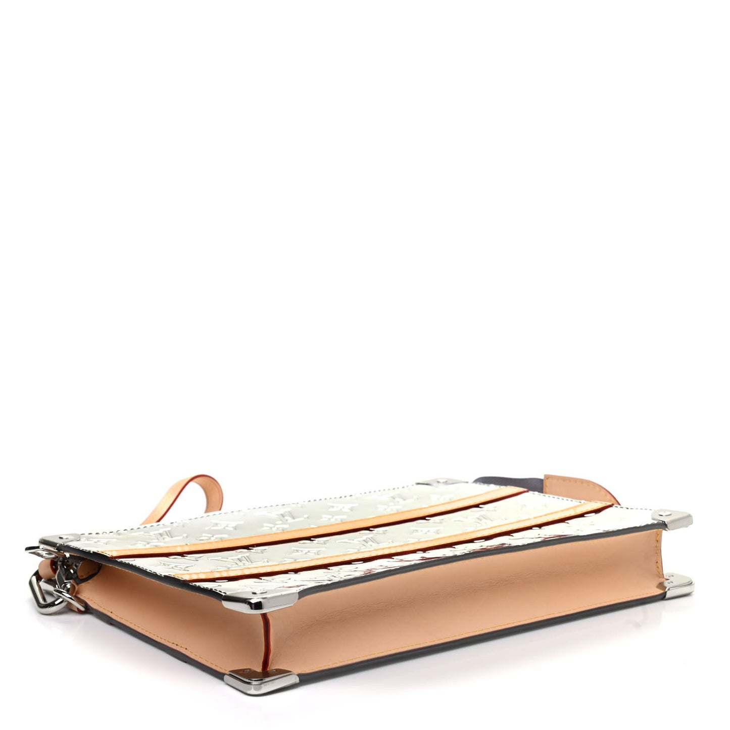 Monogram Mirror Trunk Pouch Silver