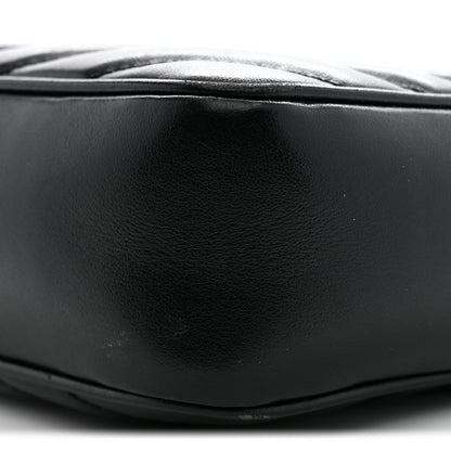 Saint Laurent Calfskin Matelasse Monogram Lou Camera Bag Black 10 of 14