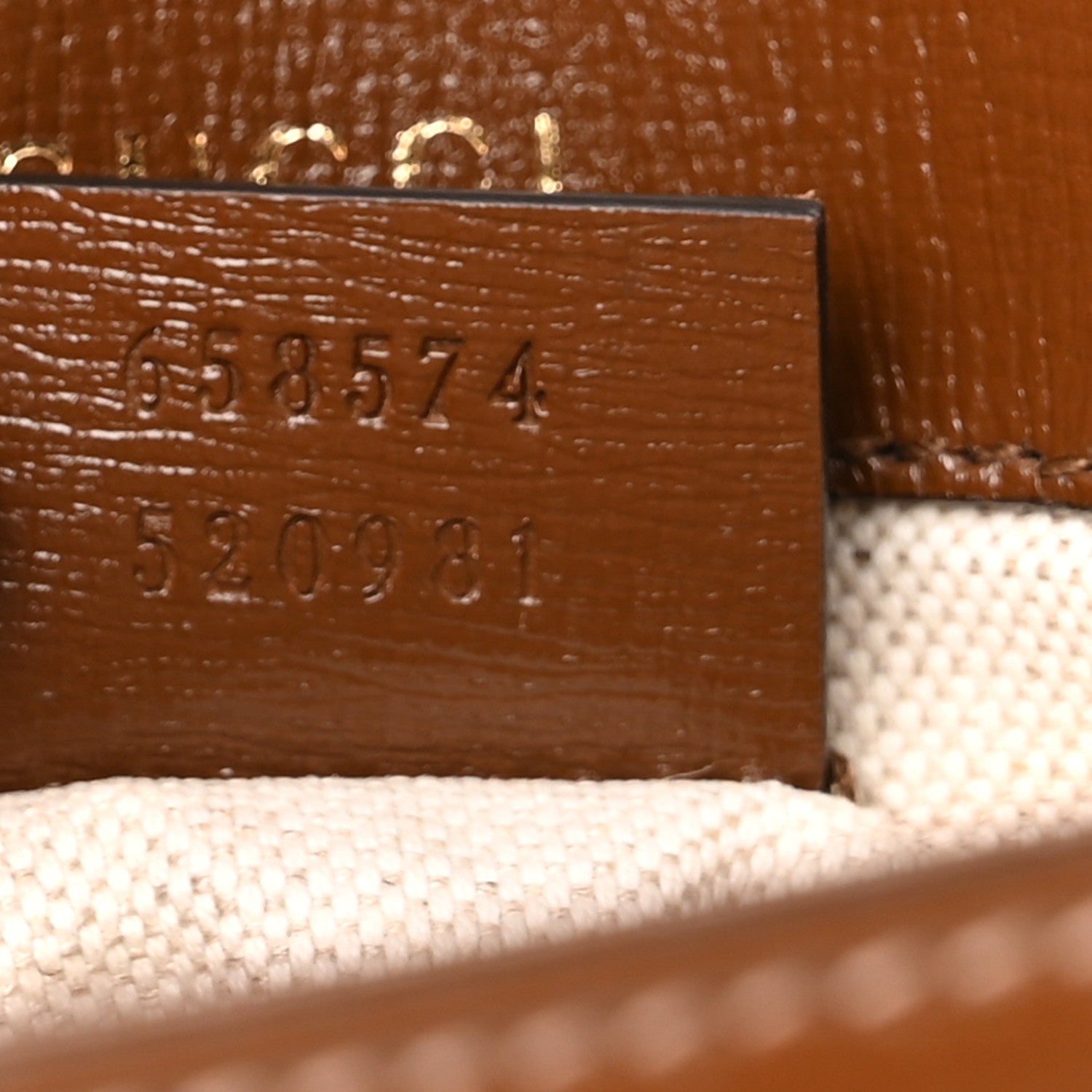 Gucci GG Supreme Monogram Web Mini Horsebit 1955 Shoulder Bag Beige Brown Sugar 7 of 10