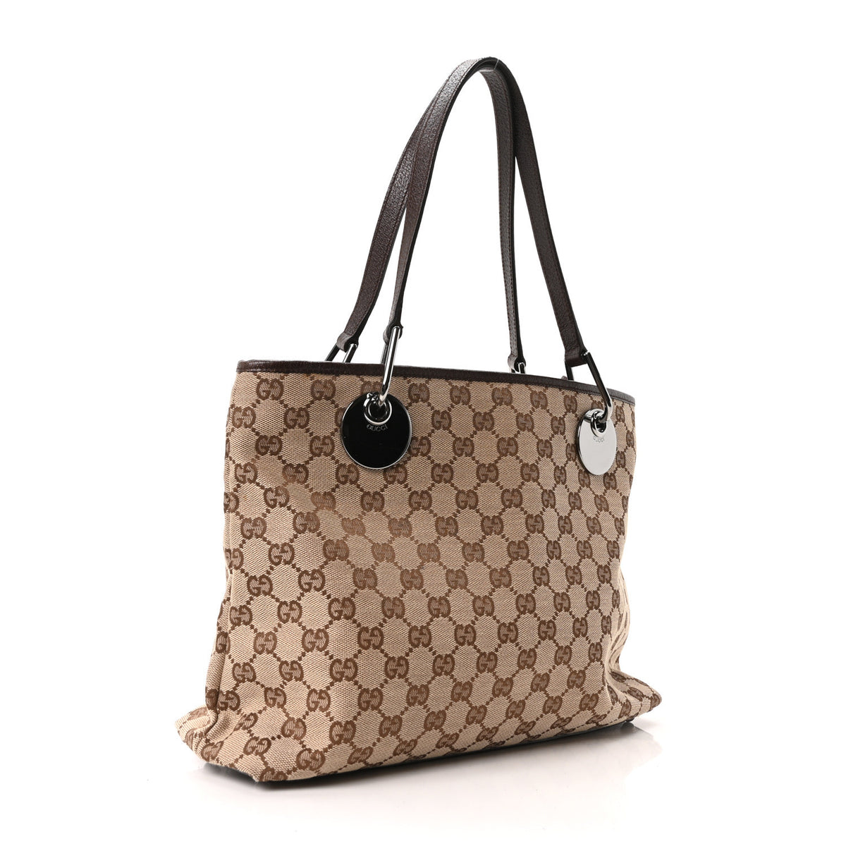 Gucci Monogram Medium Eclipse Tote Brown 3 of 10