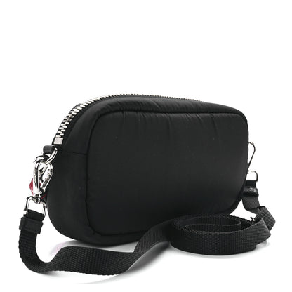 Prada Tessuto Soft Nylon Small Convertible Crossbody Wristlet Black Fuoco 3 of 11