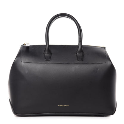Mansur Gavriel Calfskin Mini Travel Crossbody Bag Black Flamma 1 of 9