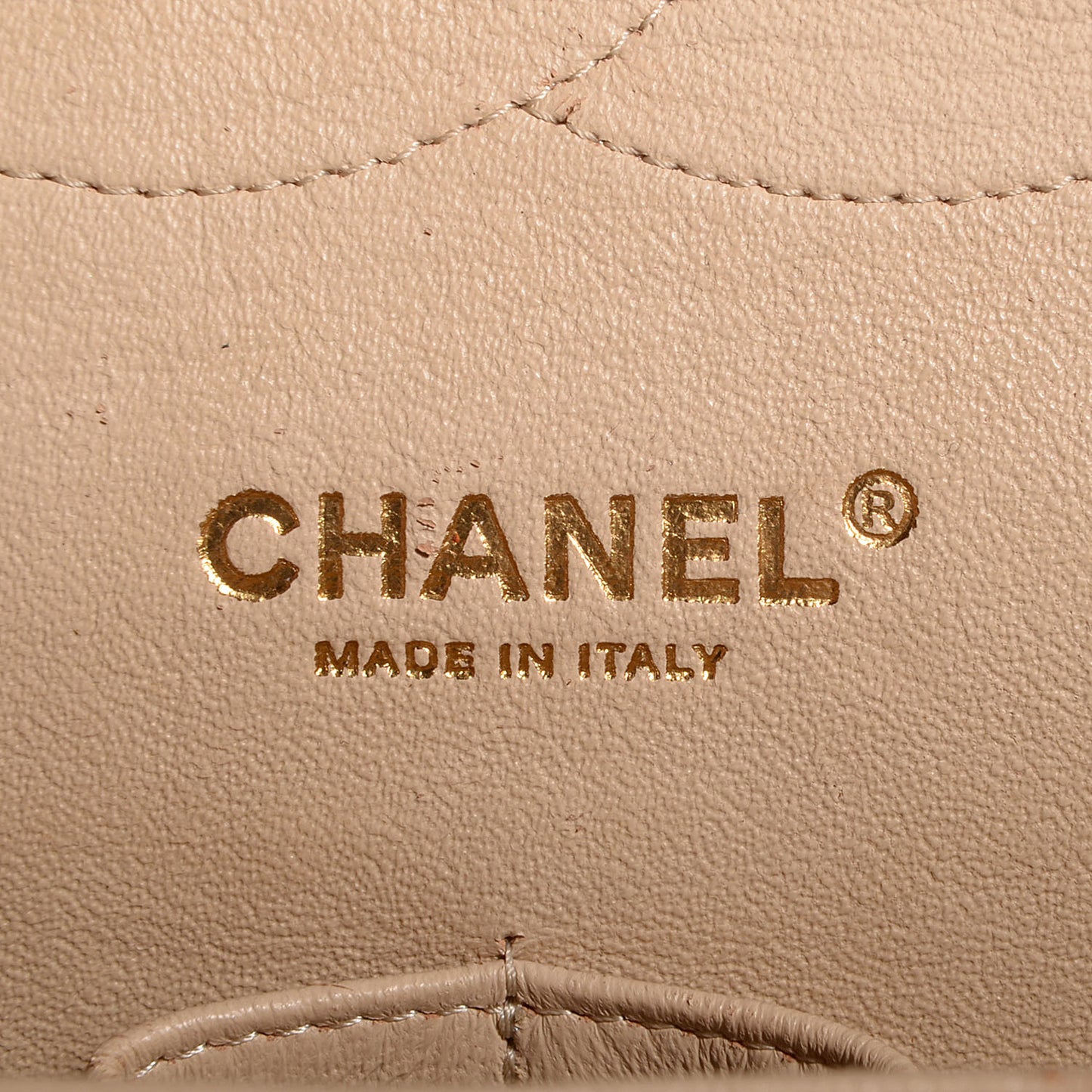 Caviar Jumbo Double Flap Beige Clair