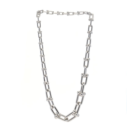 Tiffany Sterling Silver HardWear Graduated Link Necklace 2 of 4