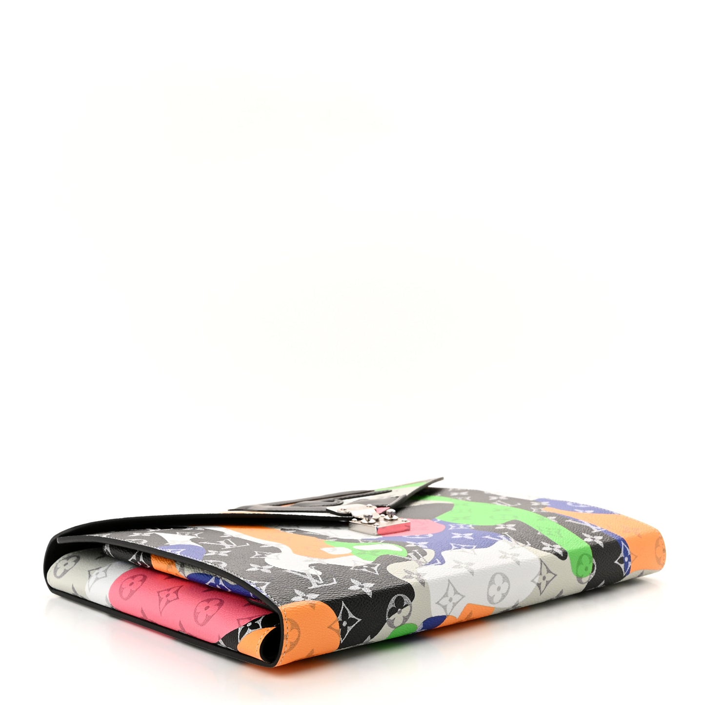 Monogram Portrait Mark Folder Laptop Sleeve Multicolor