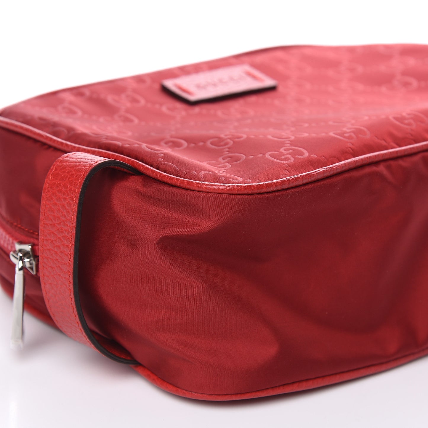 Nylon Monogram Dolmias Pouch Vibrant Red