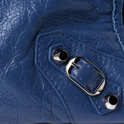 Balenciaga Agneau Classic Silver Hardware S City Denim Blue 9 of 9