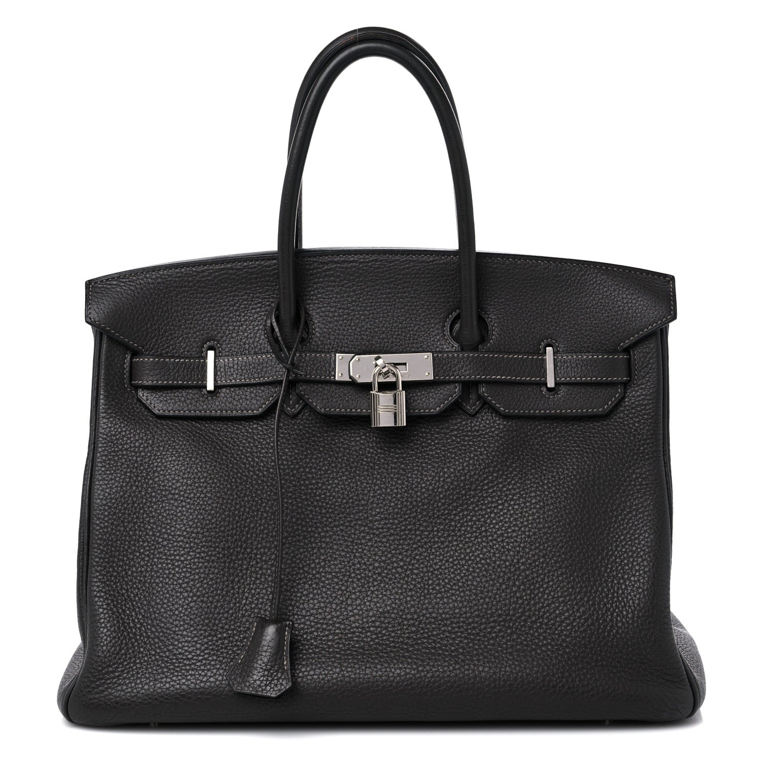 Hermes Taurillon Clemence BIRKIN 35 Graphite 1 of 14