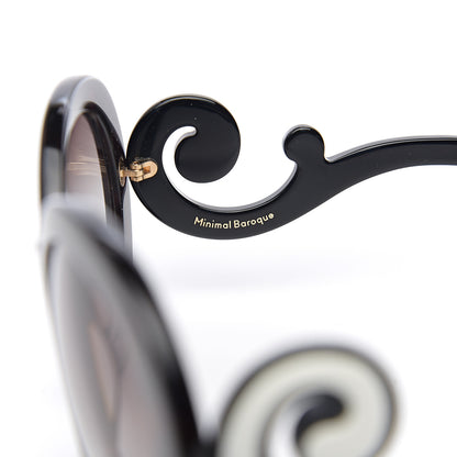 Prada Minimal Baroque Sunglasses SPR 08T Gradient Anthracite 7 of 8