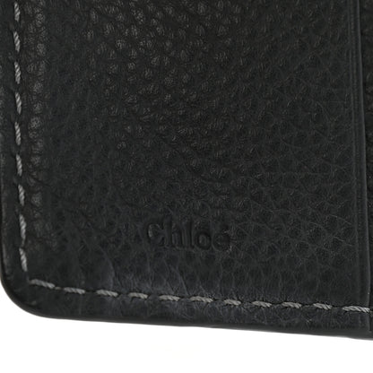 Chloe Grained Calfskin Marcie Square Wallet Black 6 of 8