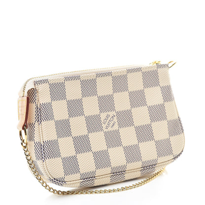 Louis Vuitton Damier Azur Mini Pochette Accessories 3 of 8