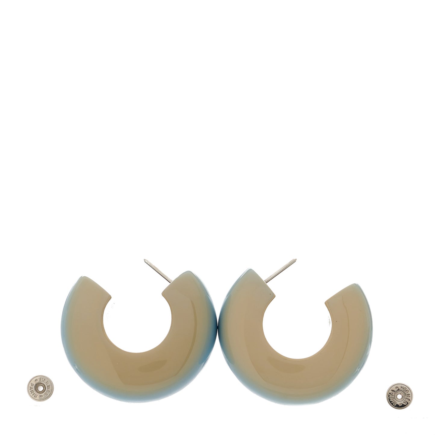 Buffalo Horn Hoop Earrings By The Sea