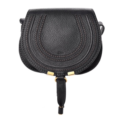 Chloe Calfskin Mini Marcie Round Crossbody Bag Black 1 of 18
