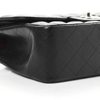 Chanel Caviar Quilted Jumbo Double Flap Black 10 of 13