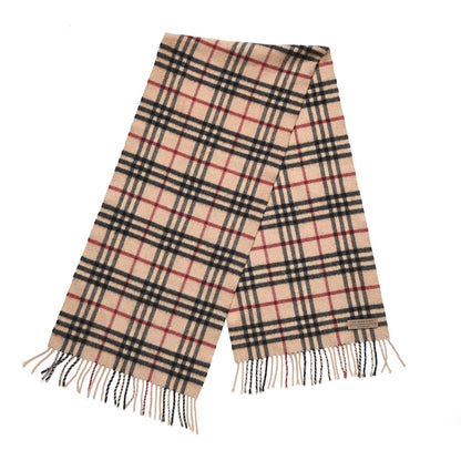 Burberry Cashmere House Check Scarf Camel 4 of 8