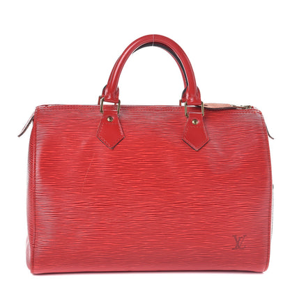 Louis Vuitton Epi Speedy 30 Rouge 1 of 7