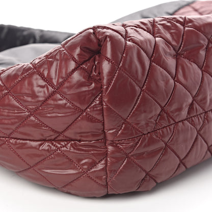 Chanel Nylon Quilted Medium Coco Cocoon Reversible Tote Black 14 of 17