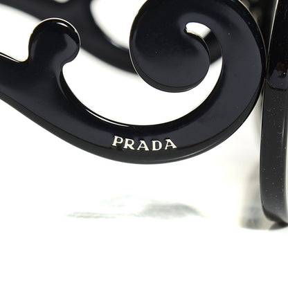 Prada Baroque Sunglasses SPR 27N Black 8 of 10
