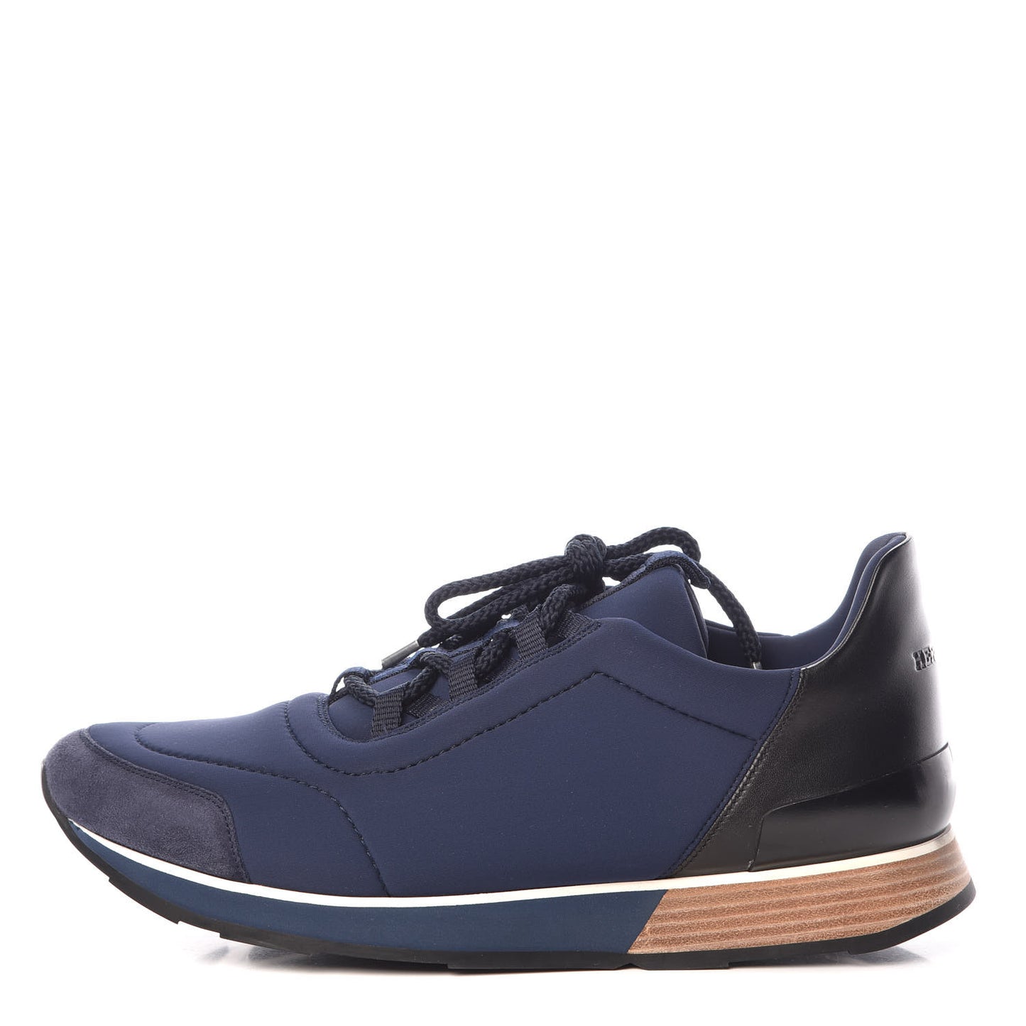 Technical Canvas Mens Miles Sneakers 43 Marine Black