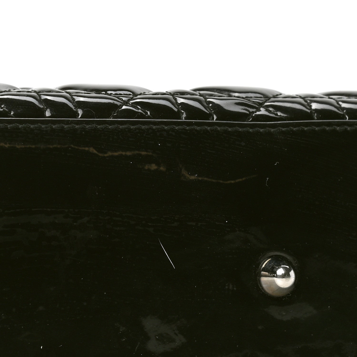 Christian Dior Patent Cannage Large Lady Dior Black 4 of 6