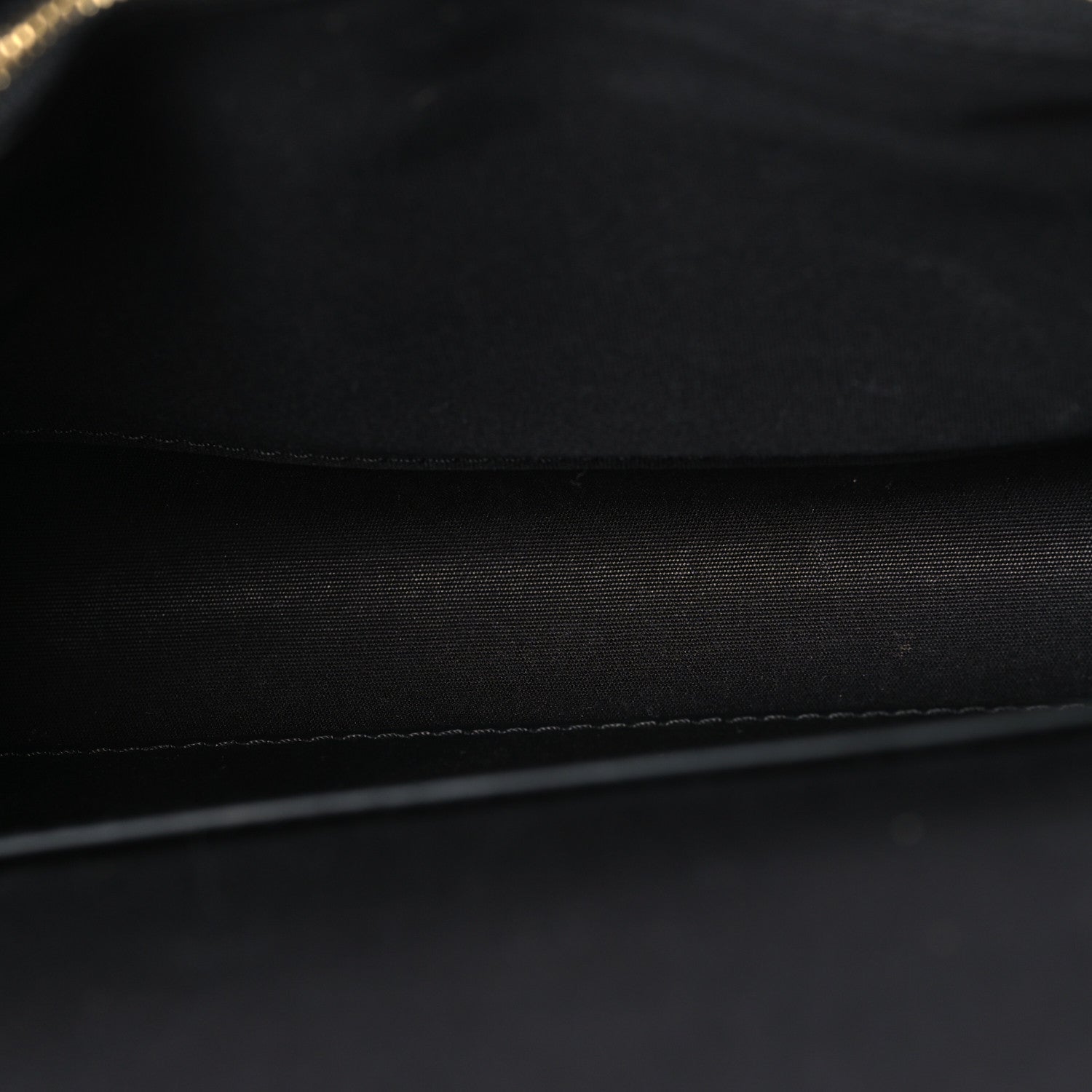 Louis Vuitton Patent Louise PM Chain Clutch Black 5 of 9