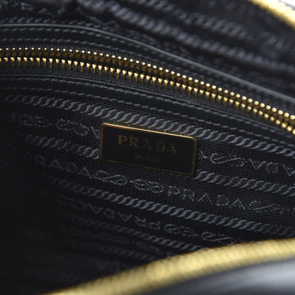 Prada Glace Calf Logo Crossbody Black 8 of 9