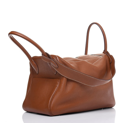 Hermes Taurillon Clemence Lindy 30 Gold 3 of 17