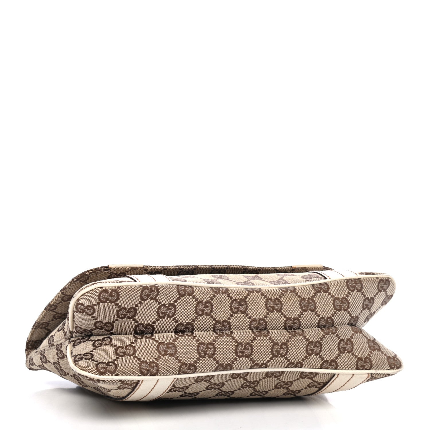 Gucci Monogram Satchel Bag Off White 3 of 4