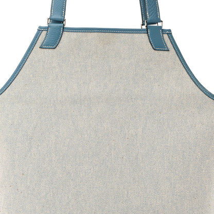 Hermes Toile Taurillon Clemence Jardinier PM Blue Jean 7 of 14