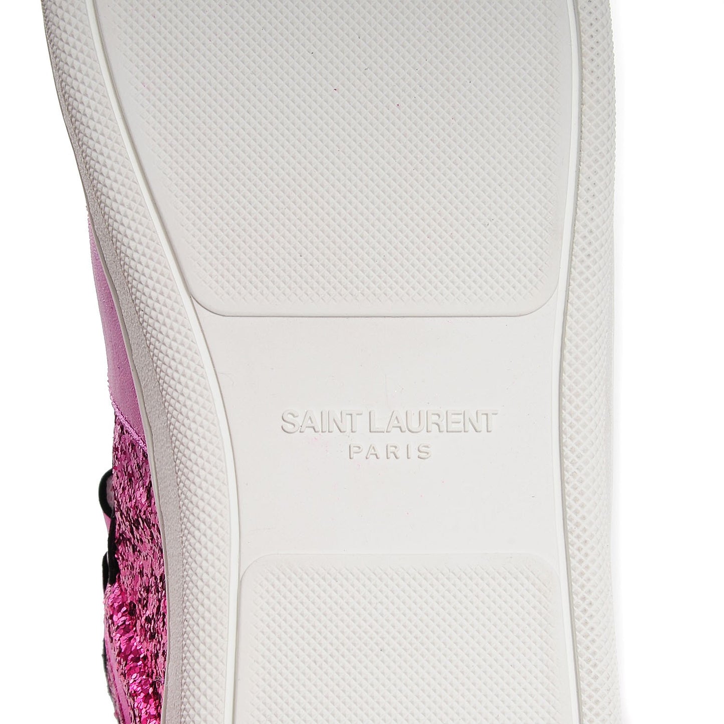 Glitter Court Classic High Top Sneakers 36 Fuchsia