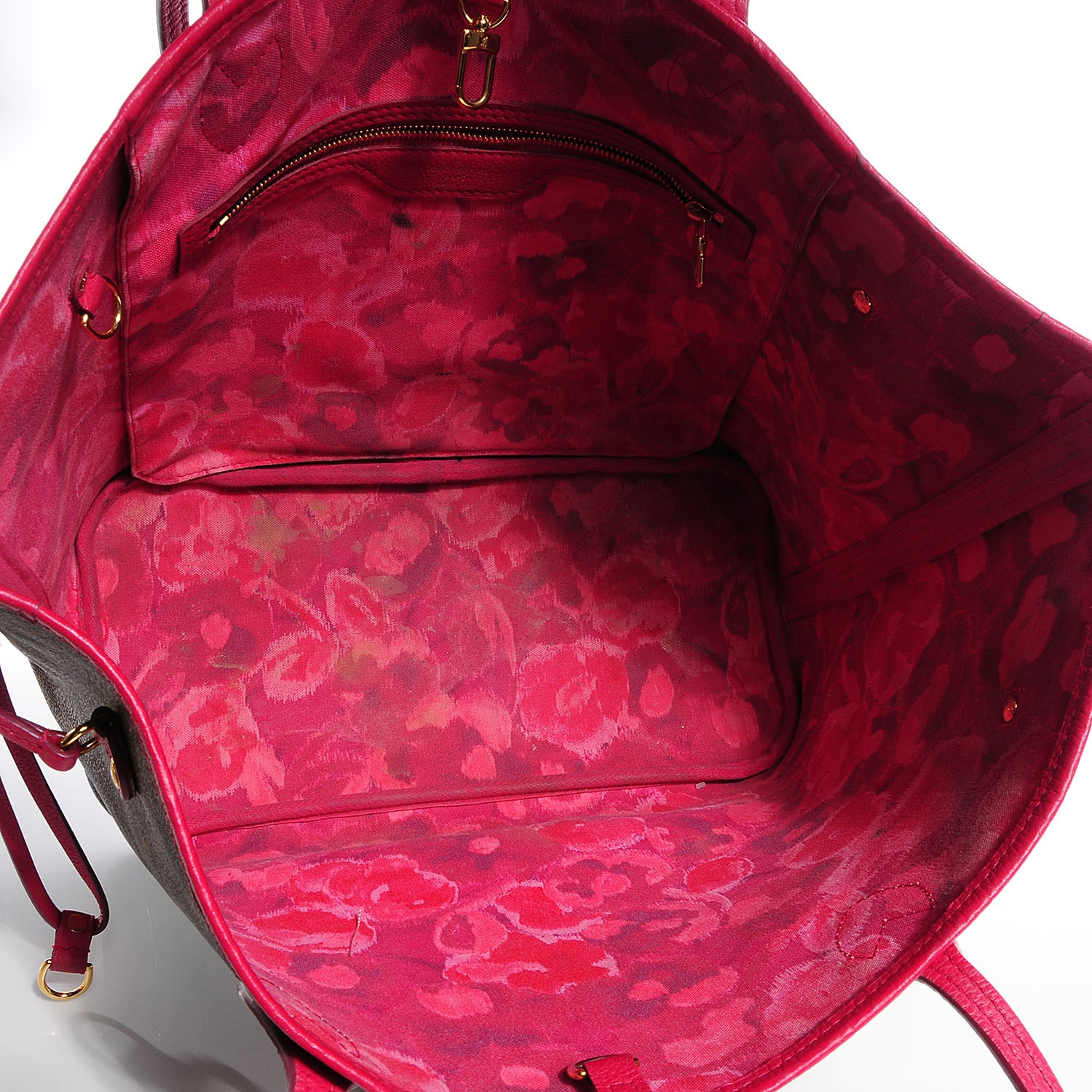 Louis Vuitton Monogram Articles de Voyage Ikat Neverfull MM Rose Indien 5 of 7