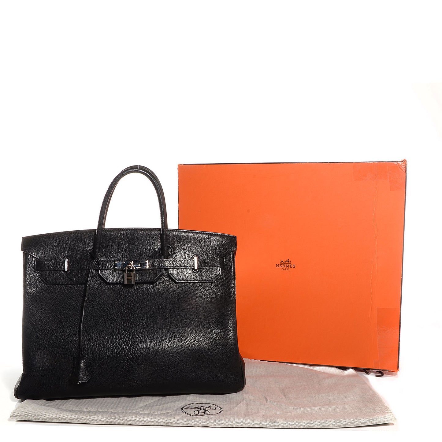Chevre de Coromandel Birkin 40 Black
