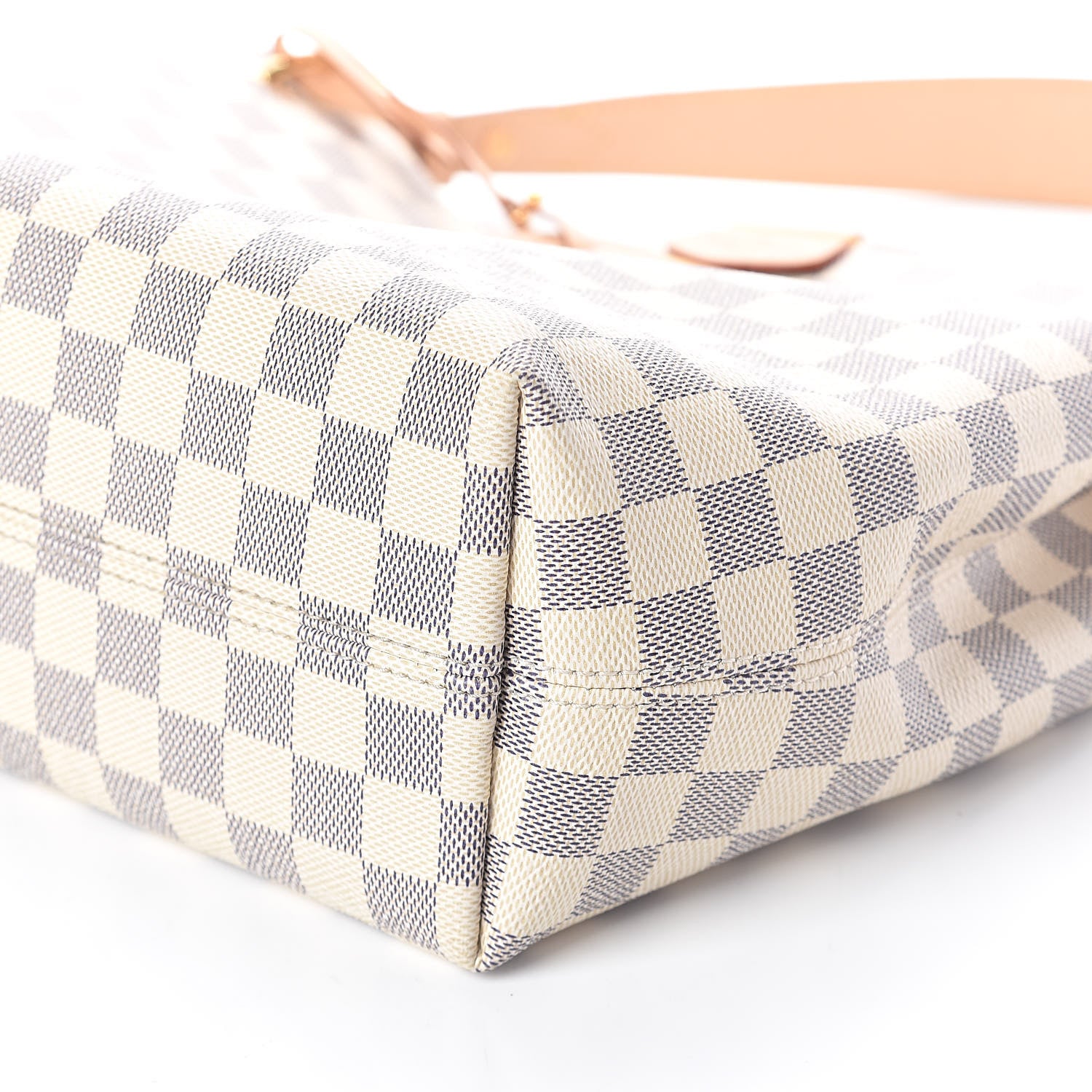 Louis Vuitton Damier Azur Graceful PM Rose Ballerine 9 of 12