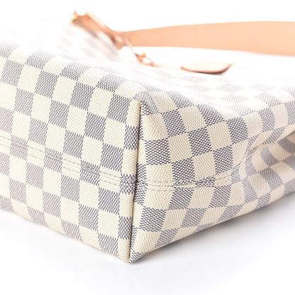 Louis Vuitton Damier Azur Graceful PM Rose Ballerine 9 of 12