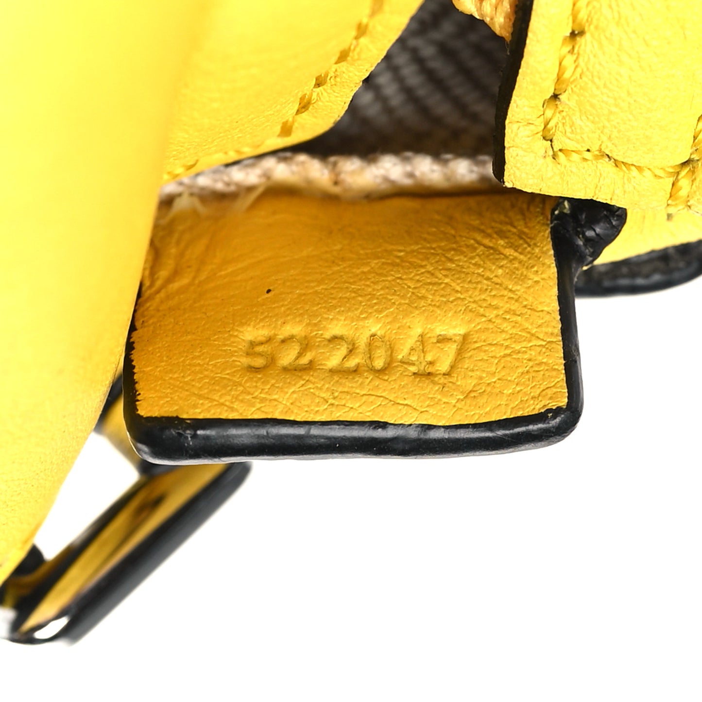 Calfskin Nano Puzzle Bag Yellow