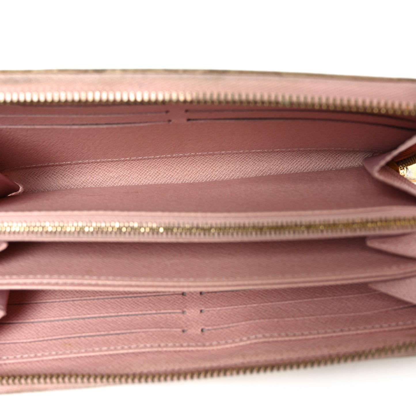 Damier Azur Zippy Wallet Rose Ballerine