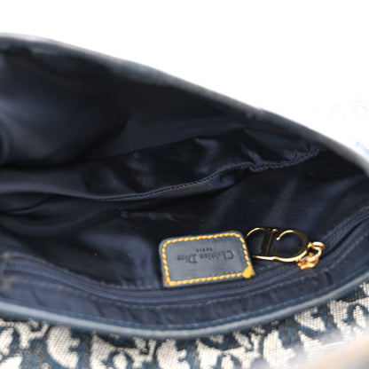 Christian Dior Monogram Saddle Bag Blue 5 of 12