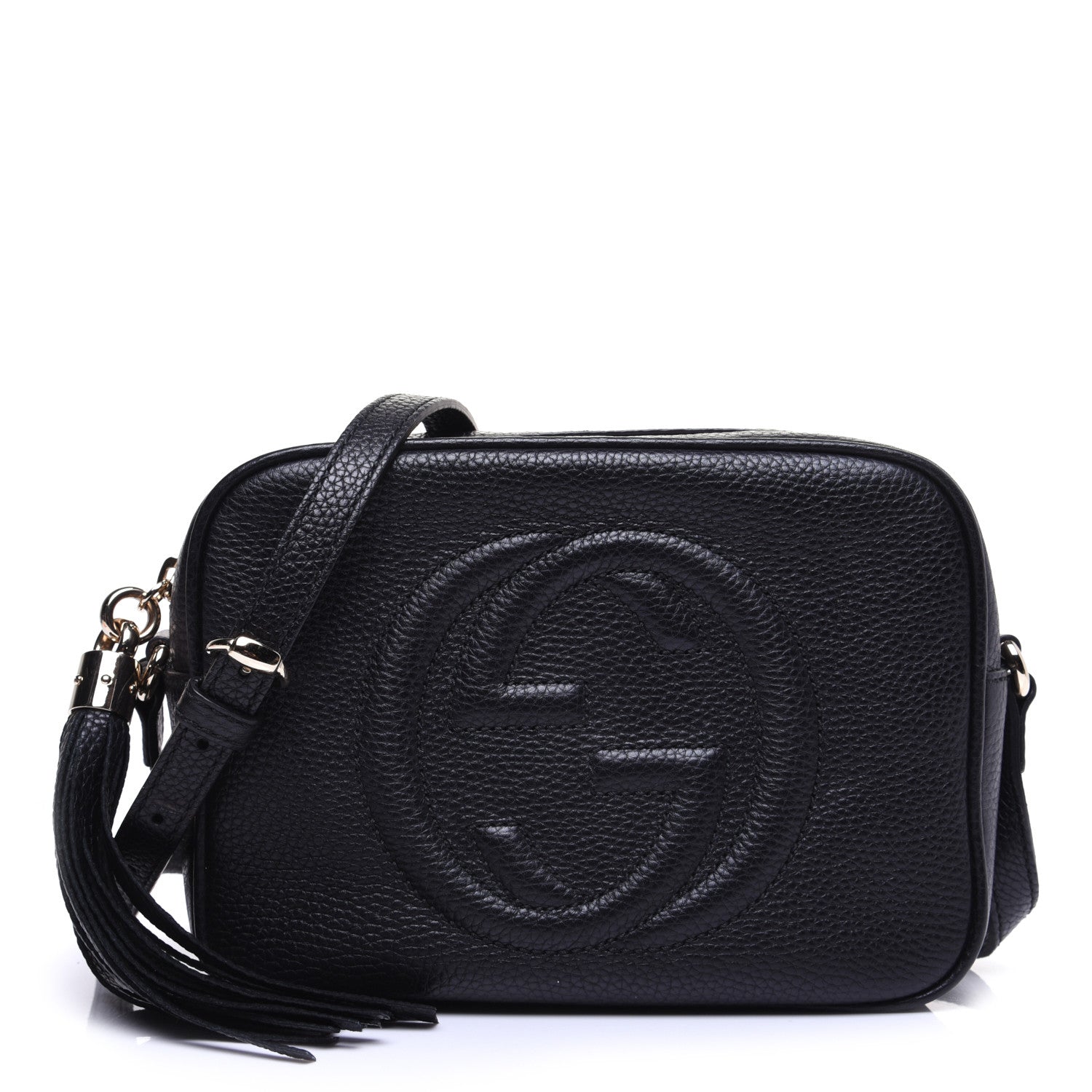 Gucci Pebbled Calfskin Small Soho Disco Bag Black 1 of 11