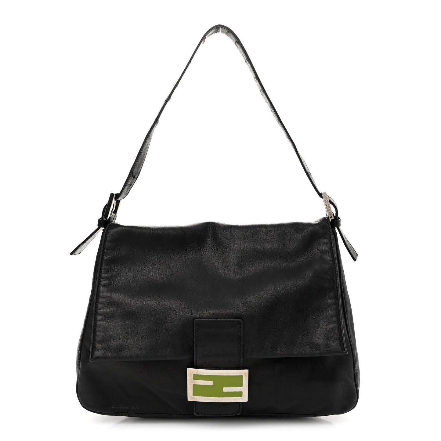 Calfskin Big Forever Mama Baguette Black