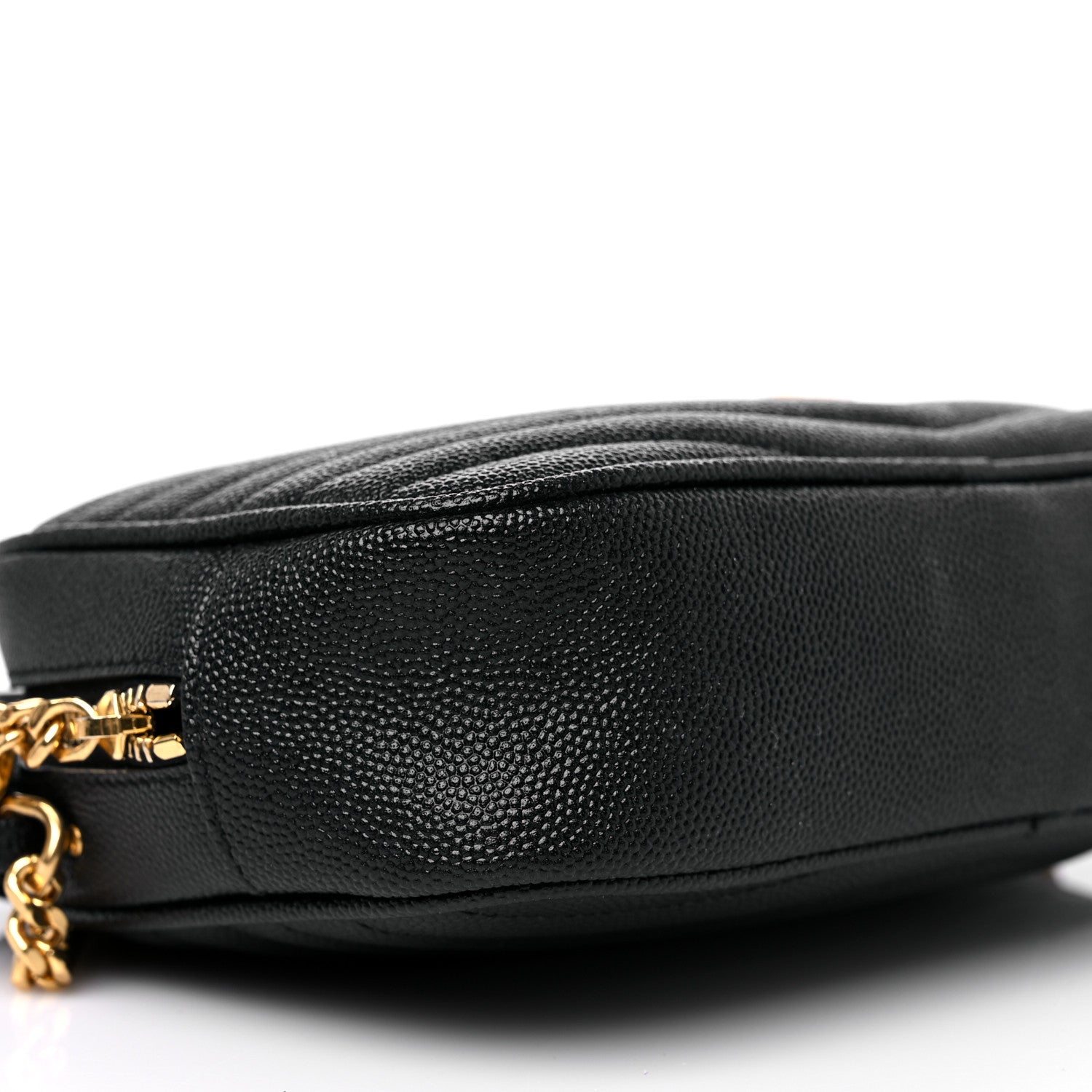 Saint Laurent Grain De Poudre Matelasse Monogram Mini Lou Camera Bag Black 8 of 13