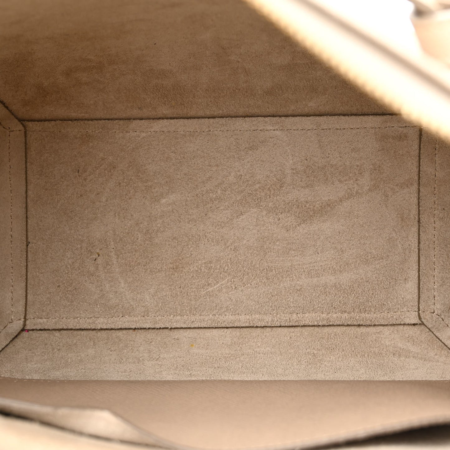 Grained Calfskin Micro Belt Bag Light Taupe