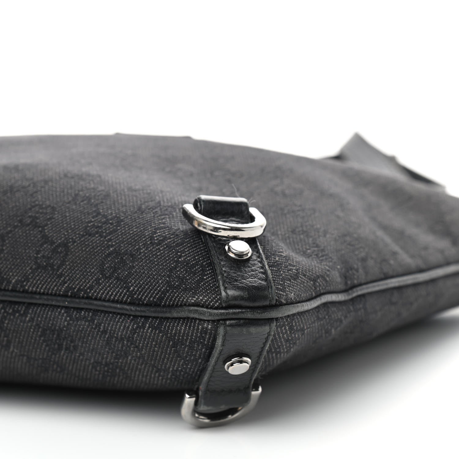 Gucci Monogram Abbey Messenger Bag Black 7 of 11