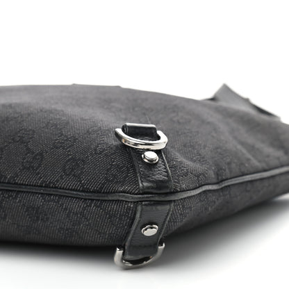 Gucci Monogram Abbey Messenger Bag Black 7 of 11