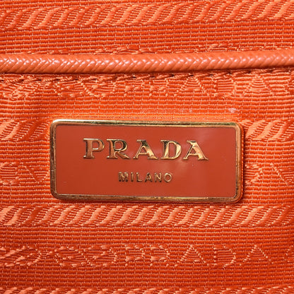 Prada Saffiano Lux Large Tote Papaya 6 of 11