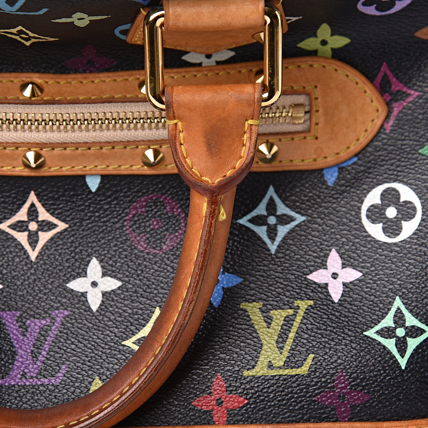 Louis Vuitton Monogram Multicolor Alma Black 14 of 24
