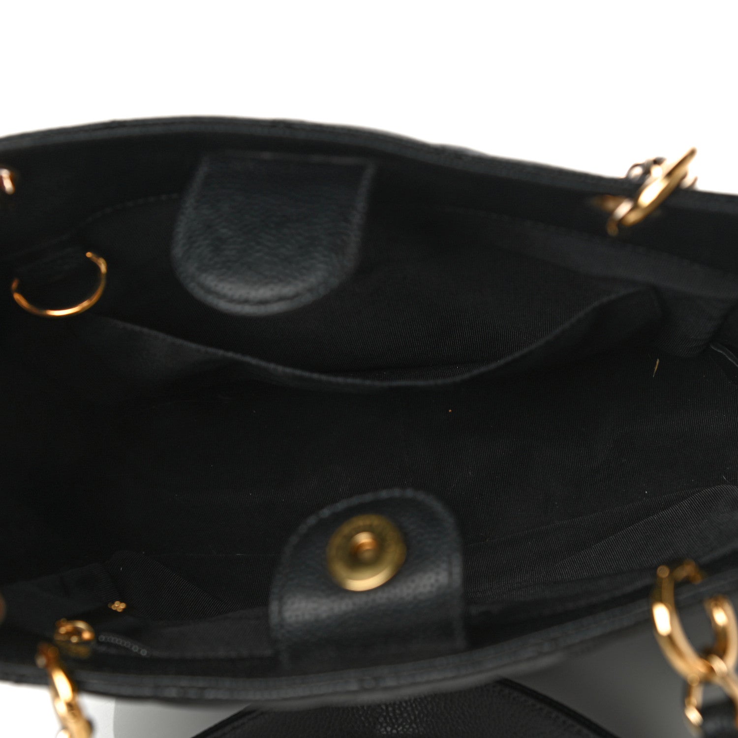 Chanel Caviar Quilted Petit Shopping Tote PST Black 5 of 19