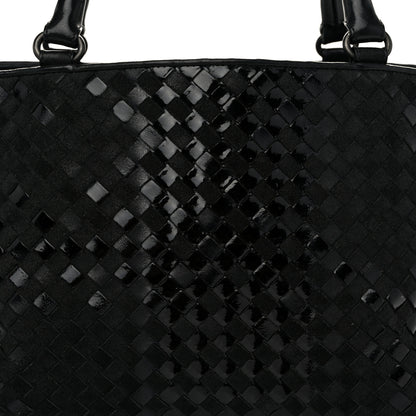 Bottega Veneta Intrecciato Rugiada Vintaga Medium Shopper Black 10 of 13